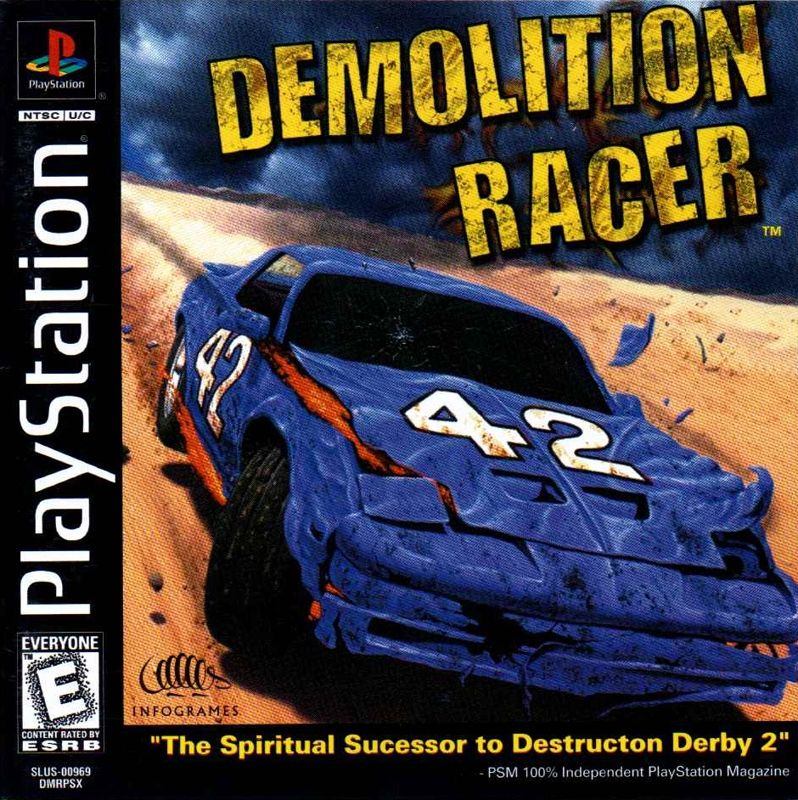Demolition Racer box art for Playstation